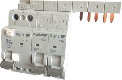 Peine conector Diferencial con magnetotermicos